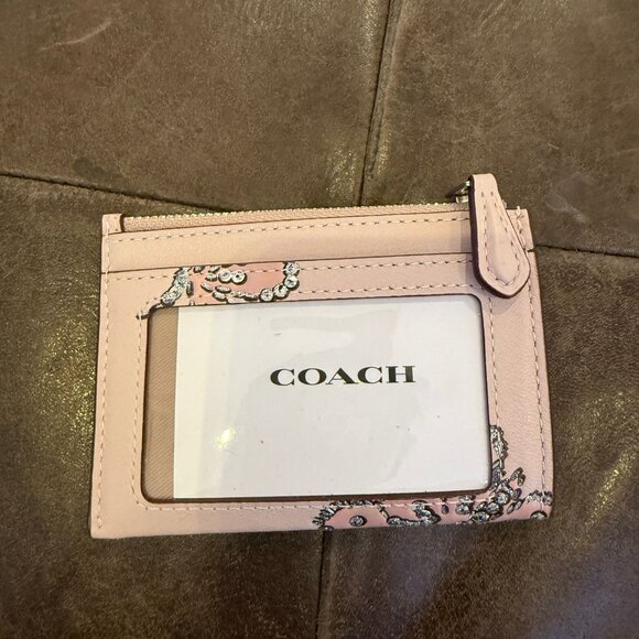 coach Mini Skinny Id Case With Butterfly Print ccm78 - Picture 5 of 5